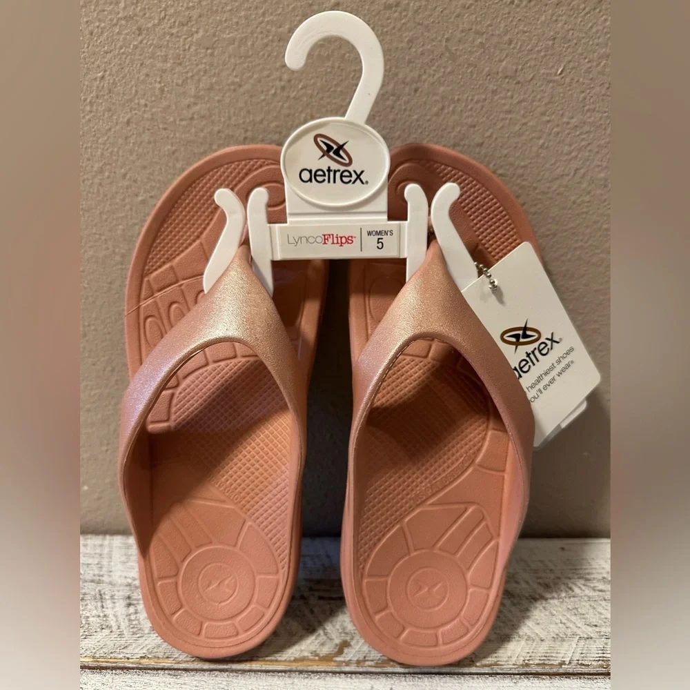 Aetrex Lynco Flips Orthopedic Flip Flop - NWT